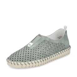 Rieker Damen Slipper khakigrün