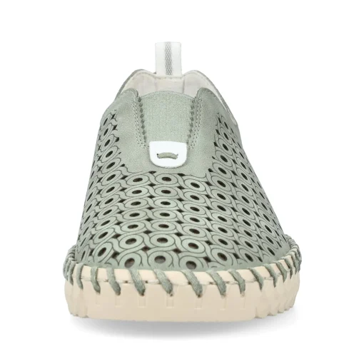 Rieker Damen Slipper khakigrün