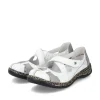 Rieker Damen Slipper kristallweiß