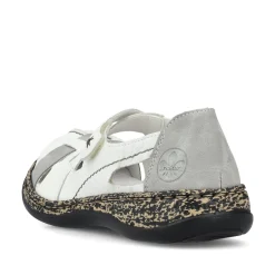Rieker Damen Slipper kristallweiß