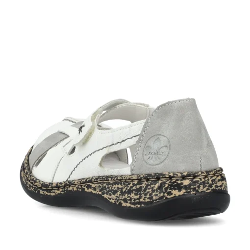 Rieker Damen Slipper kristallweiß