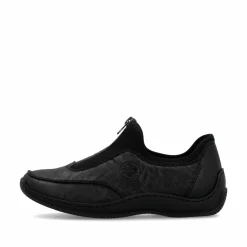 Rieker Damen Slipper mitternachtsschwarz