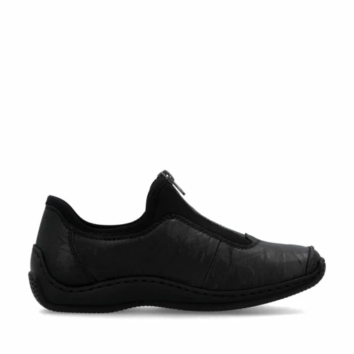 Rieker Damen Slipper mitternachtsschwarz