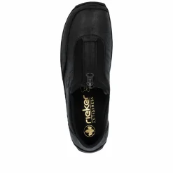 Rieker Damen Slipper mitternachtsschwarz