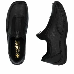 Rieker Damen Slipper mitternachtsschwarz