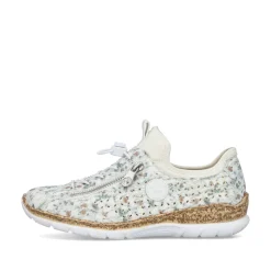Rieker Damen Slipper multi-himmelblau