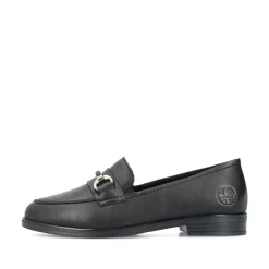 Rieker Damen Slipper nachtschwarz