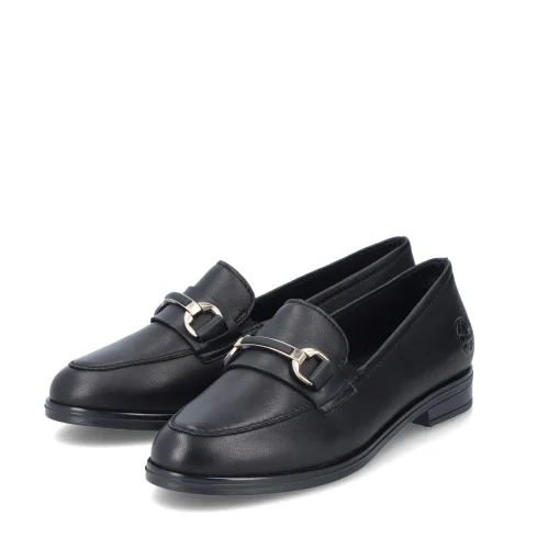 Rieker Damen Slipper nachtschwarz