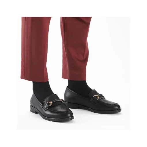 Rieker Damen Slipper nachtschwarz