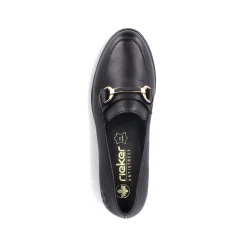Rieker Damen Slipper nachtschwarz