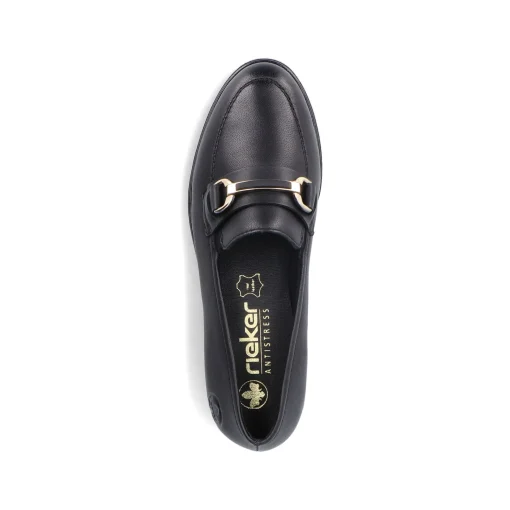 Rieker Damen Slipper nachtschwarz