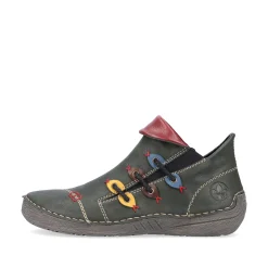 Rieker Damen Slipper olivgrün