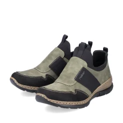 Rieker Damen Slipper olivgrün