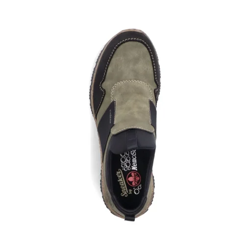 Rieker Damen Slipper olivgrün