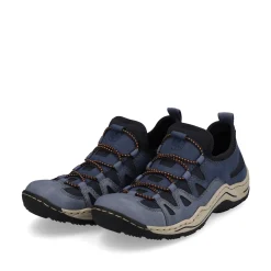 Rieker Damen Slipper ozeanblau