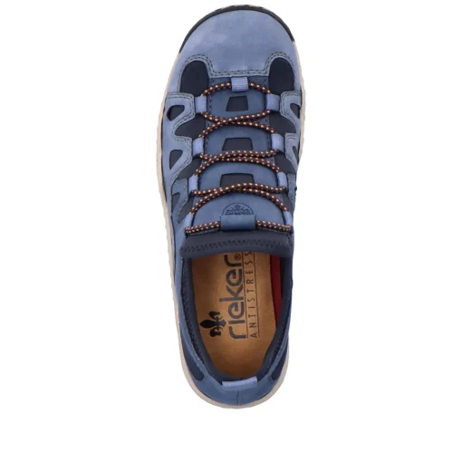 Rieker Damen Slipper ozeanblau