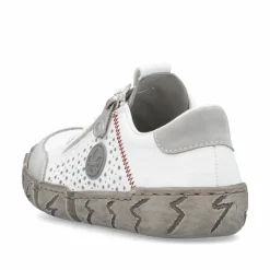 Rieker Damen Slipper reinweiß