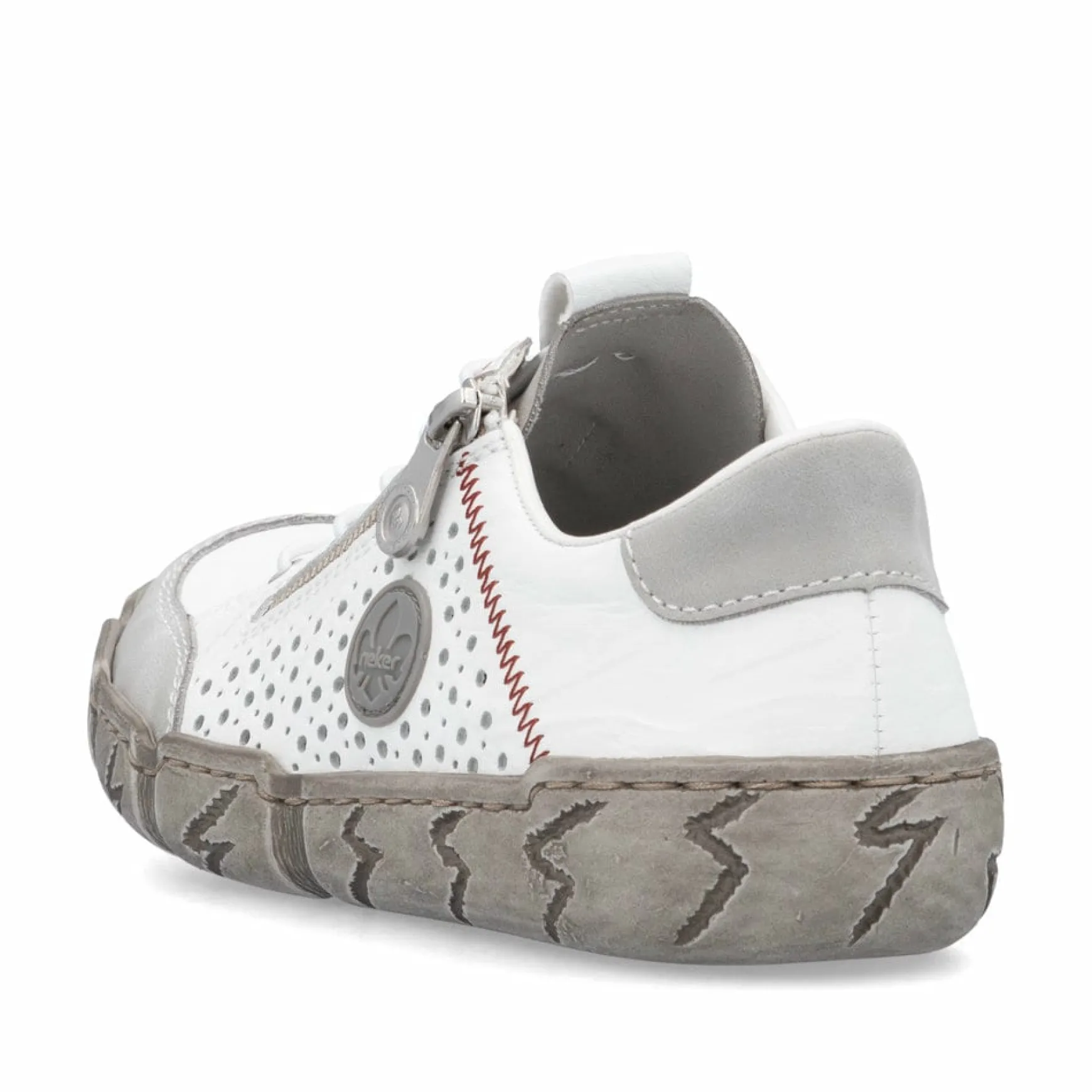 Rieker Damen Slipper reinweiß