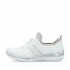 Rieker Damen Slipper schwanenweiss