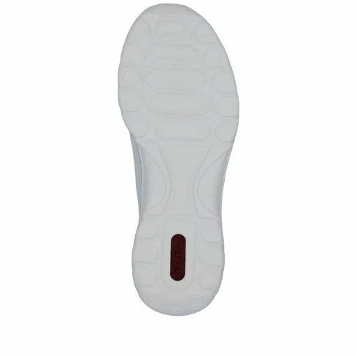 Rieker Damen Slipper schwanenweiss