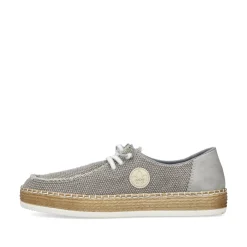 Rieker Damen Slipper stahlbrau