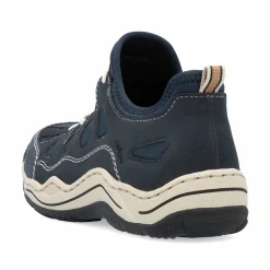 Rieker Damen Slipper stahlblau
