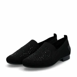 Rieker Damen Slipper tiefschwarz