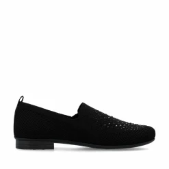 Rieker Damen Slipper tiefschwarz