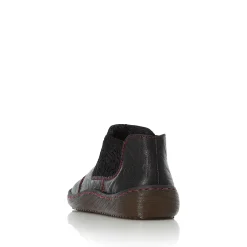 Rieker Damen Slipper tiefschwarz