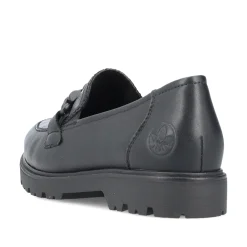 Rieker Damen Slipper tiefschwarz