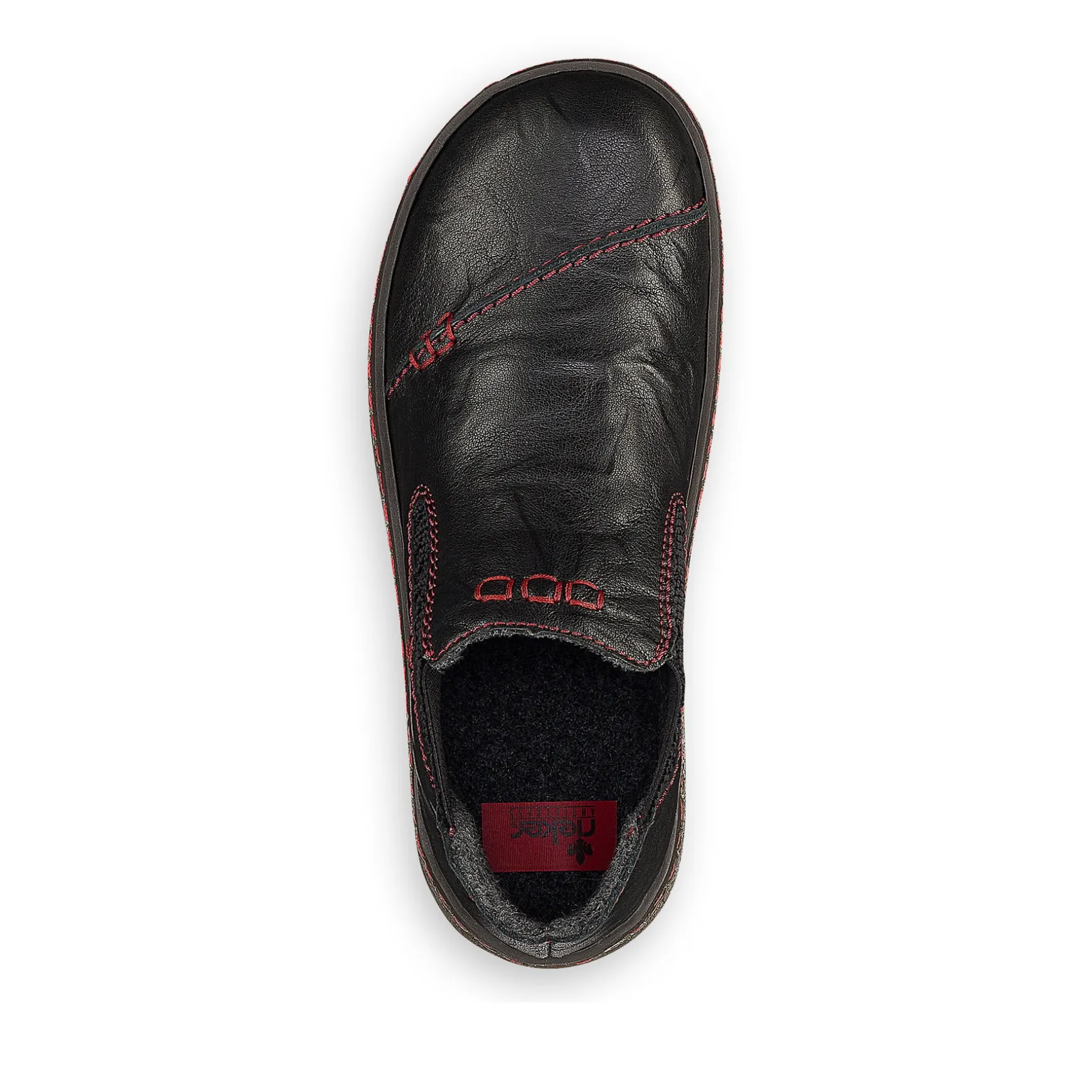 Rieker Damen Slipper tiefschwarz