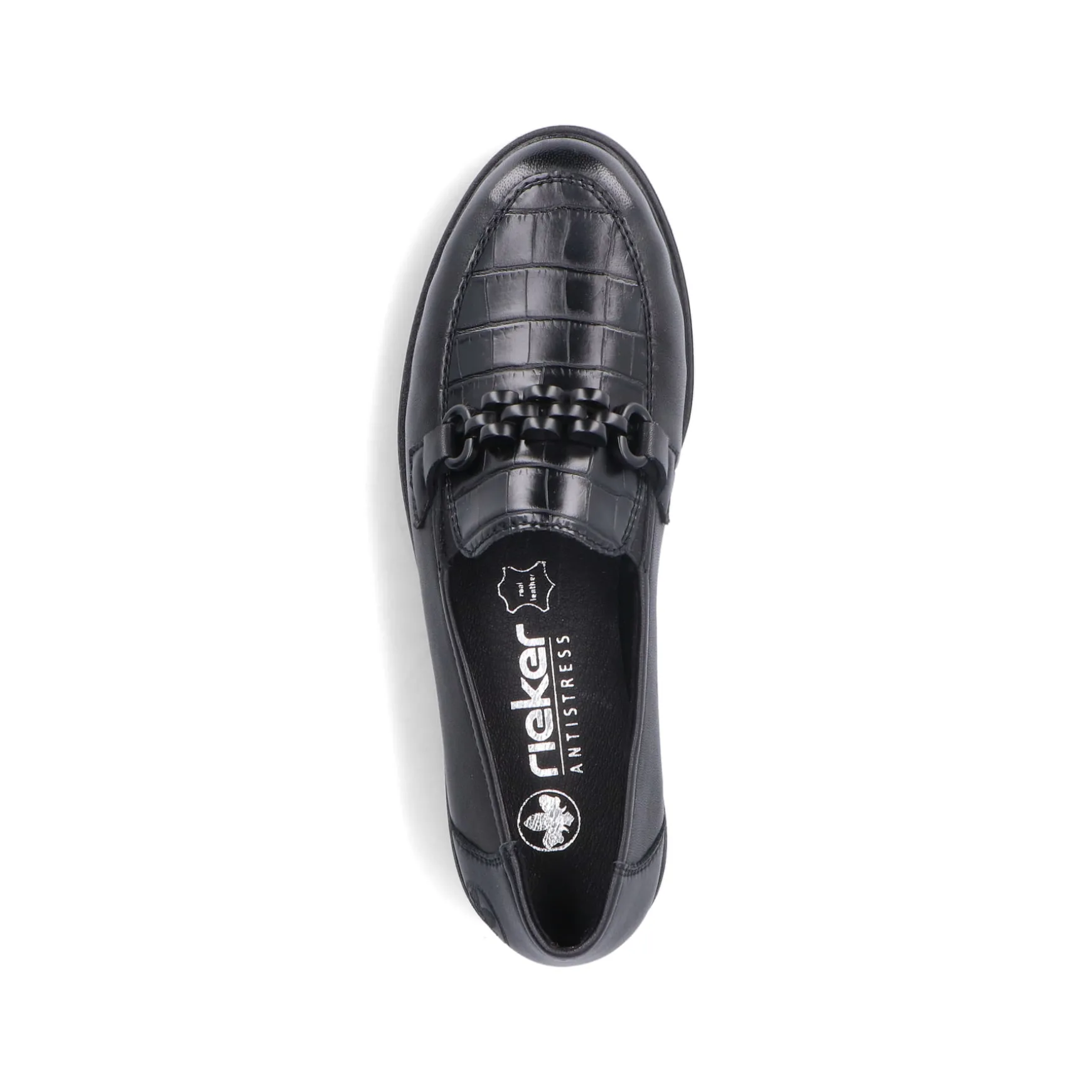 Rieker Damen Slipper tiefschwarz