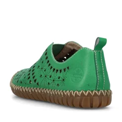Rieker Damen Slipper waldgrün