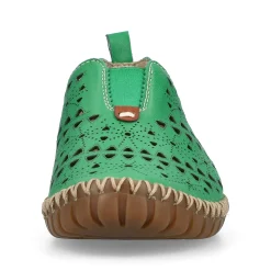 Rieker Damen Slipper waldgrün