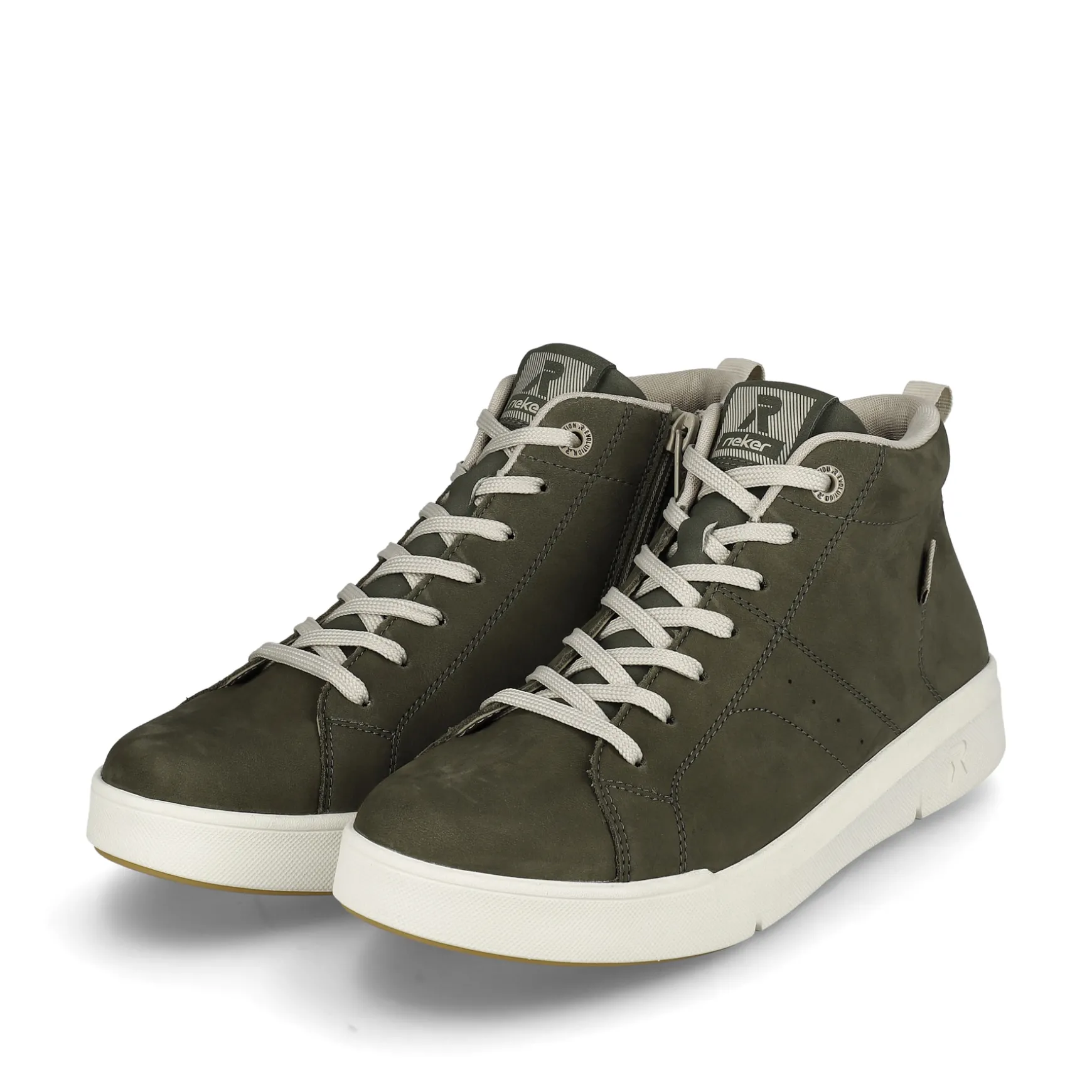 Rieker Damen Sneaker High army green