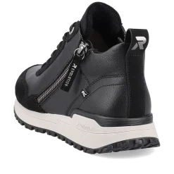 Rieker Damen Sneaker High steel black