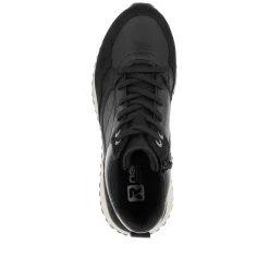 Rieker Damen Sneaker High asphaltschwarz
