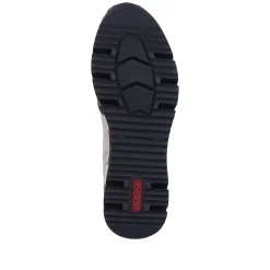 Rieker Damen Sneaker High hellbeige-schwarz