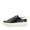 Rieker Damen Sneaker Low glanzschwarz
