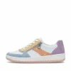 Rieker Damen Sneaker Low weiss-bunt