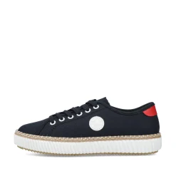 Rieker Damen Sneaker Low stahlblau