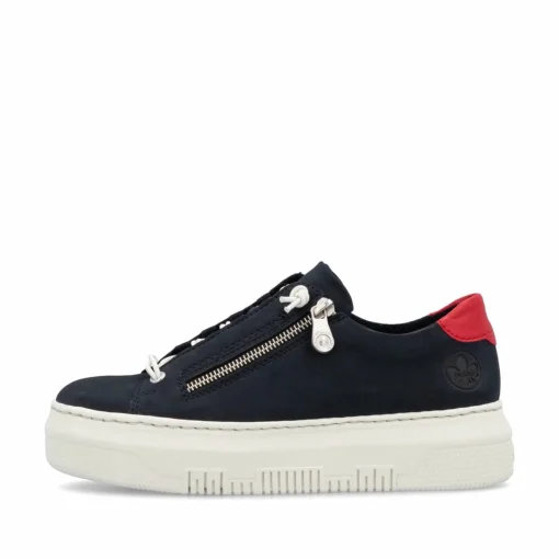 Rieker Damen Sneaker Low stahlblau