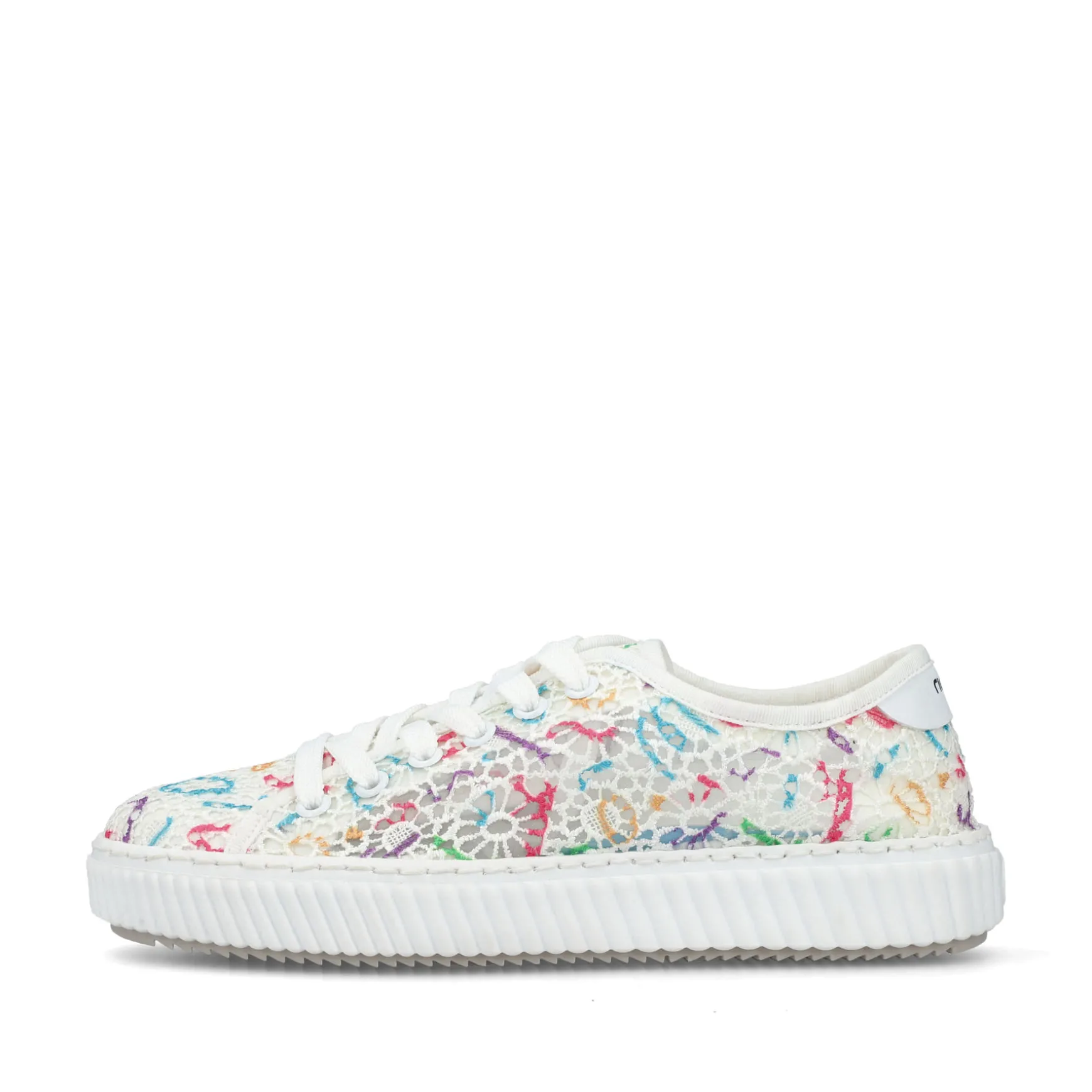 Rieker Damen Sneaker Low multi-schneeweiss