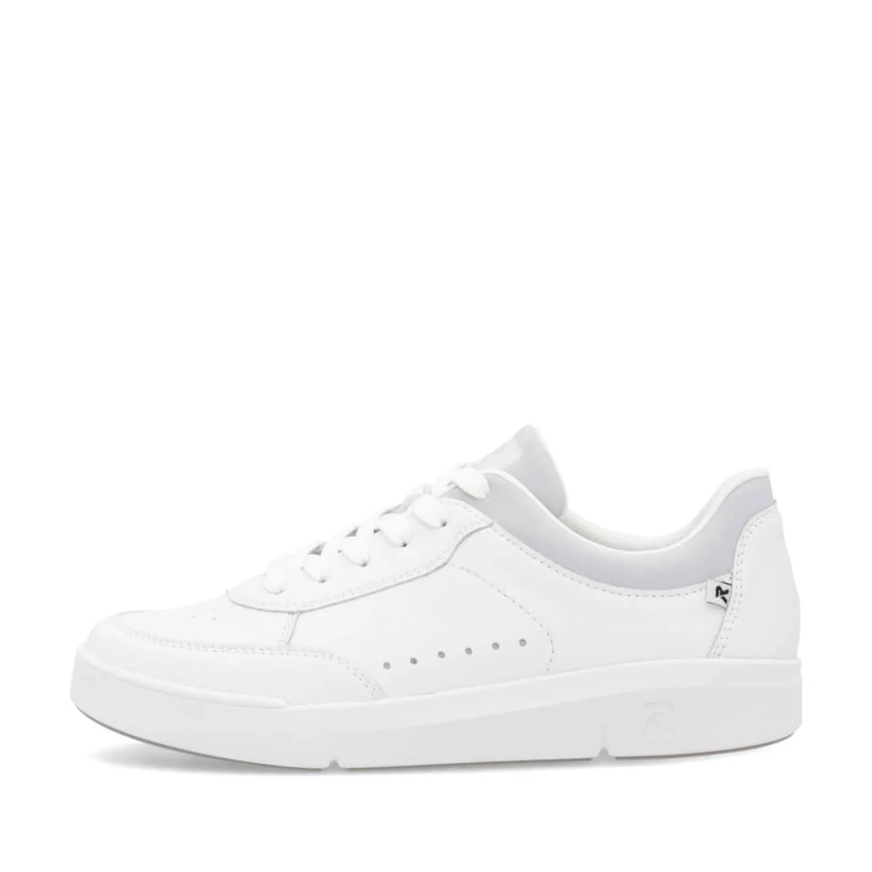 Rieker Damen Sneaker Low quartz-white light-grey