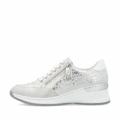 Rieker Damen Sneaker Low hellbeige