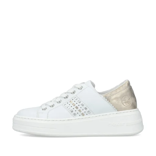 Rieker Damen Sneaker Low brilliantweiss