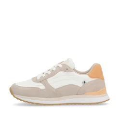 Rieker Damen Sneaker Low clay-beige apricot