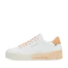 Rieker Damen Sneaker Low crystal-white apricot