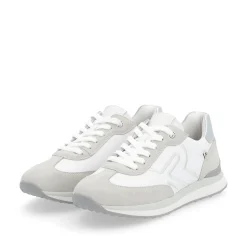 Rieker Damen Sneaker Low pearl-white clay-beige