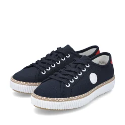 Rieker Damen Sneaker Low stahlblau